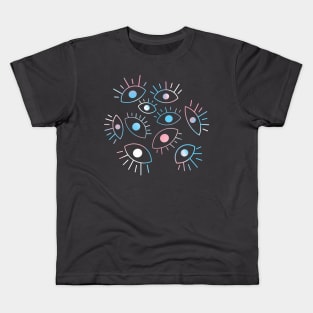 Eyes of the Void - Trans Pride Kids T-Shirt